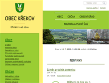 Tablet Screenshot of krekov.cz